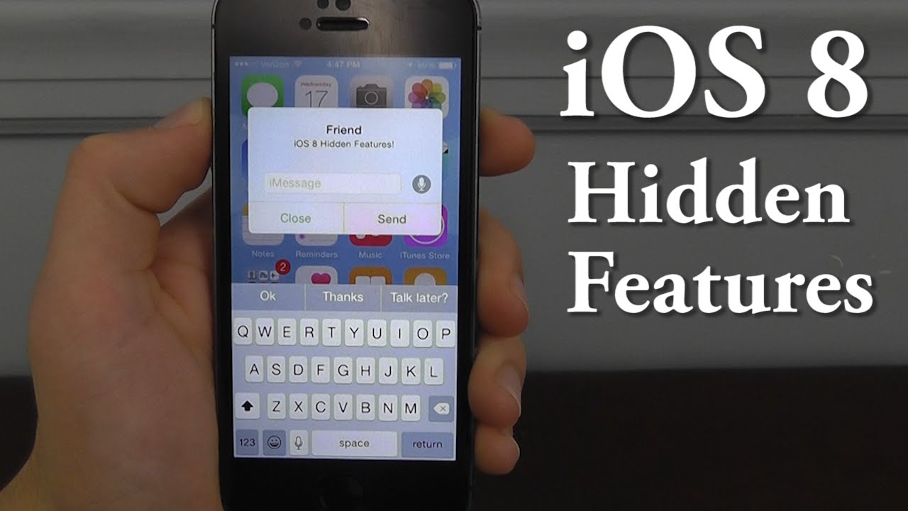 Скрытые функции iOS 8 — список 10 лучших