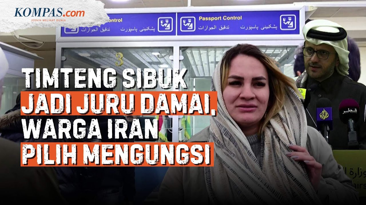 Penampakan Warga Iran Mengungsi, Negara Arab 