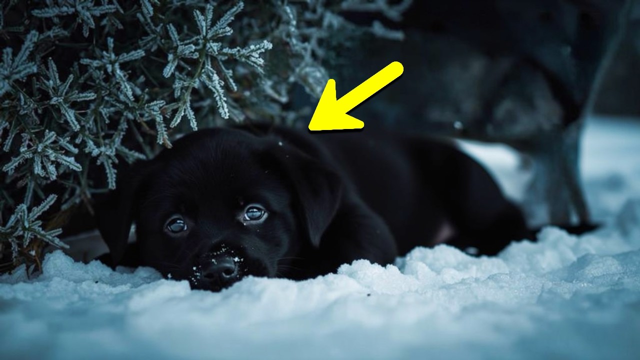 Štene je umiralo od hladnoće – dok nije stigao najneočekivaniji spasitelj…