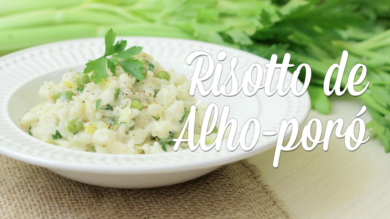 Risotto de Alho-poró Vegano