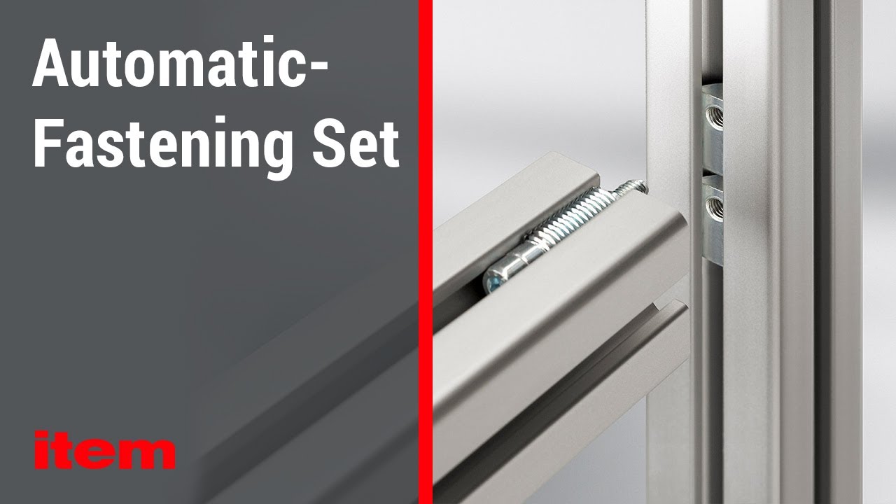 Fasteners for aluminium profiles – Automatic-Fastening Set