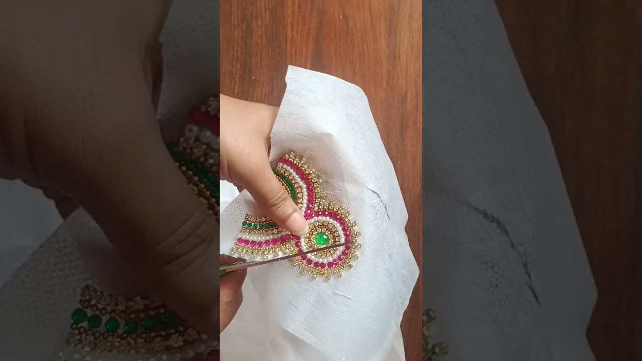 DIY JEWELLERY😱🙏/ how to make jewellery for Laddu Gopal/ handmade jewellery #youtube 