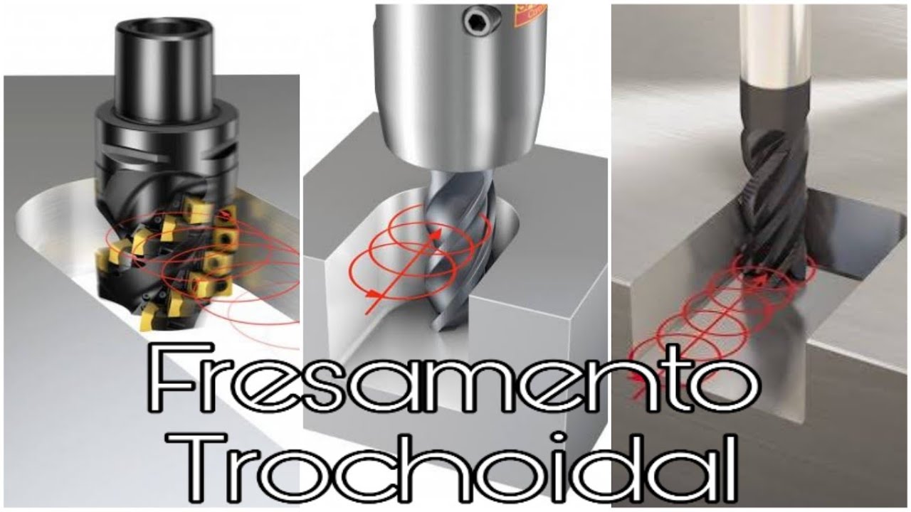Fresamento Trochoidal parametrizado, aniversario de um ano do canal!!!