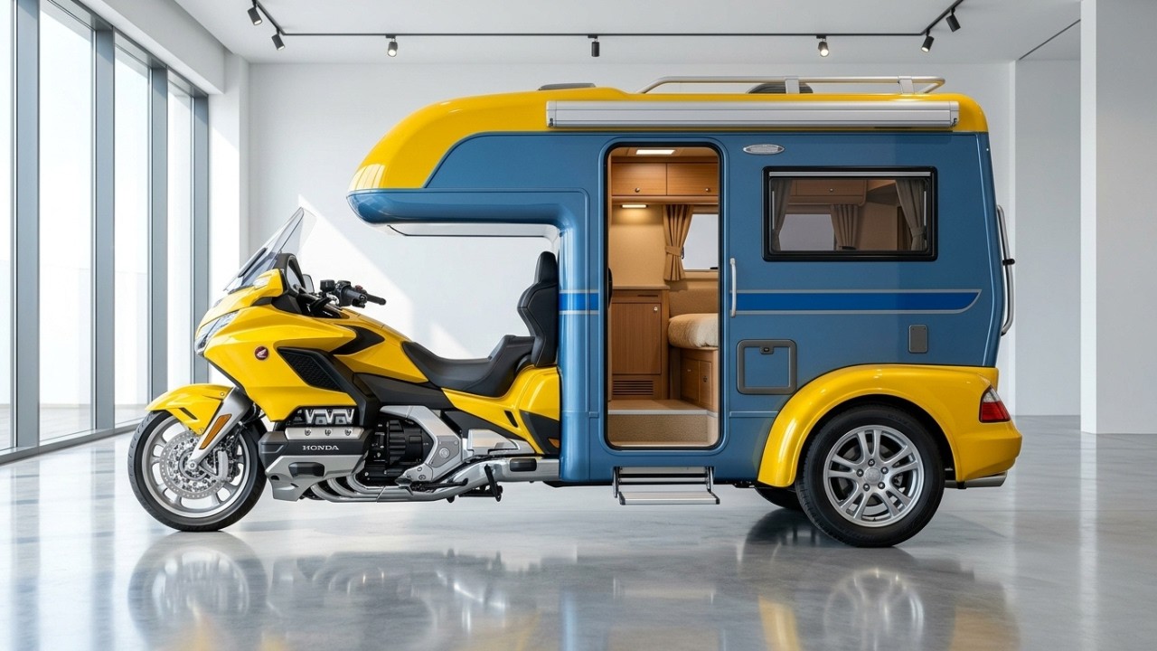 💵 Этот недорогой кемпер Honda Gold Wing может заменить вашу квартиру!