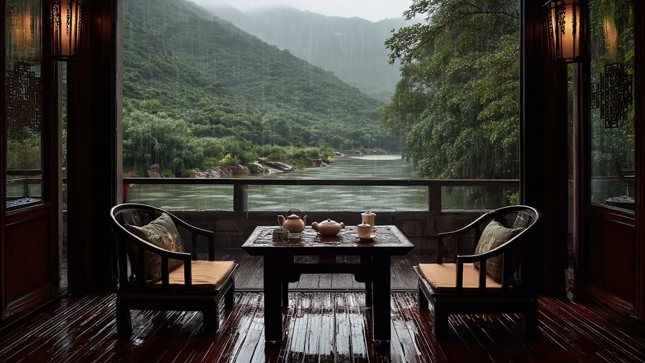 3 Hours Gentle Rain & Soft Piano 🌧️ Peaceful Night for Deep Sleep