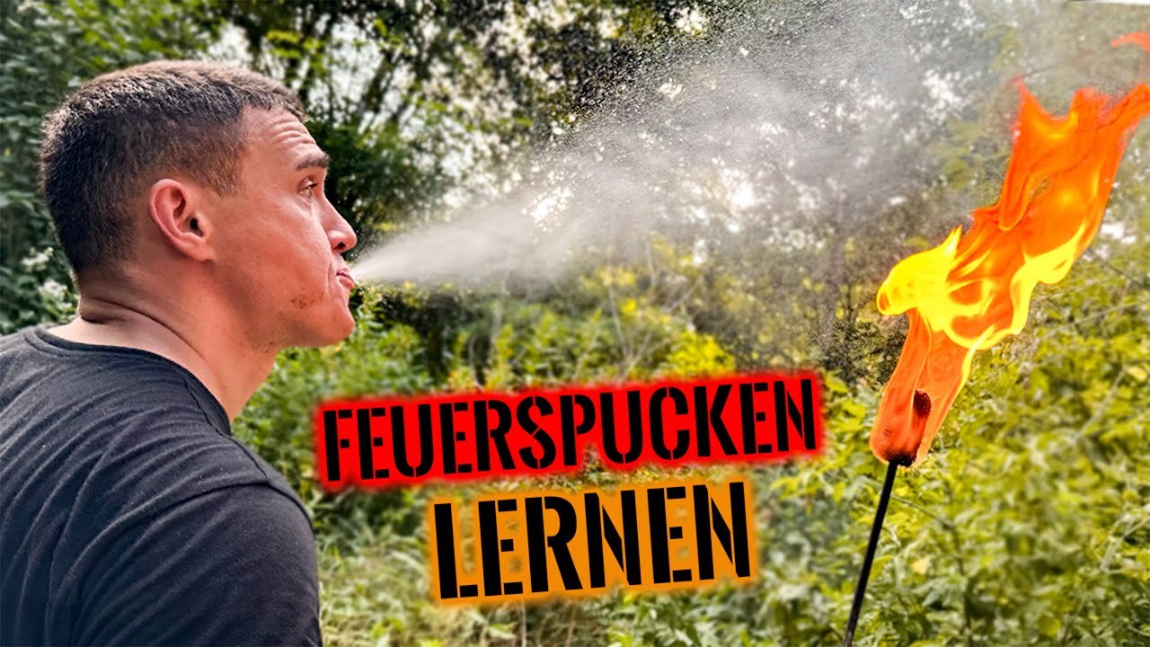 ACHTUNG Lebensgefahr! Survival Mattin lernt FEUERSPUCKEN!