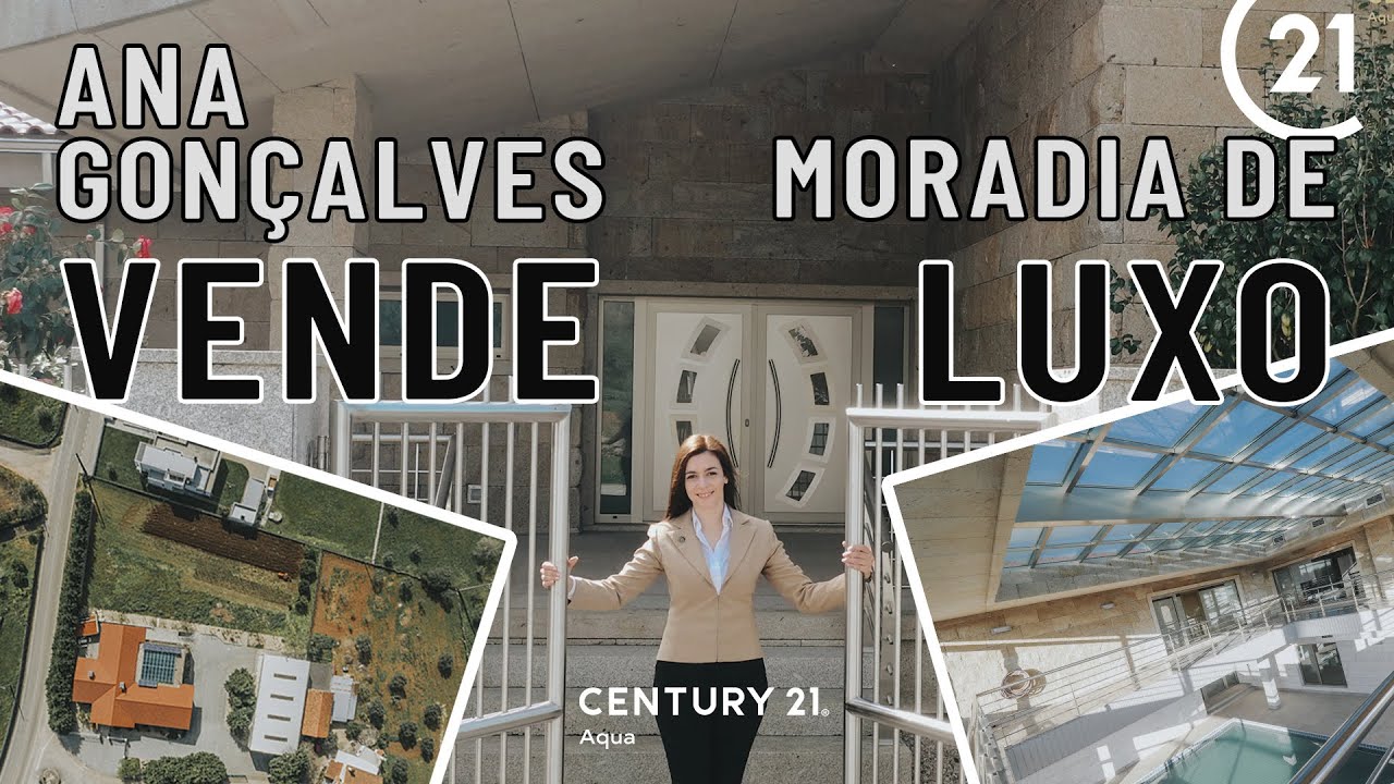 Moradia T4 de Luxo com 8 assoalhadas e piscina interior em Abiul, Pombal | Century 21 Aqua