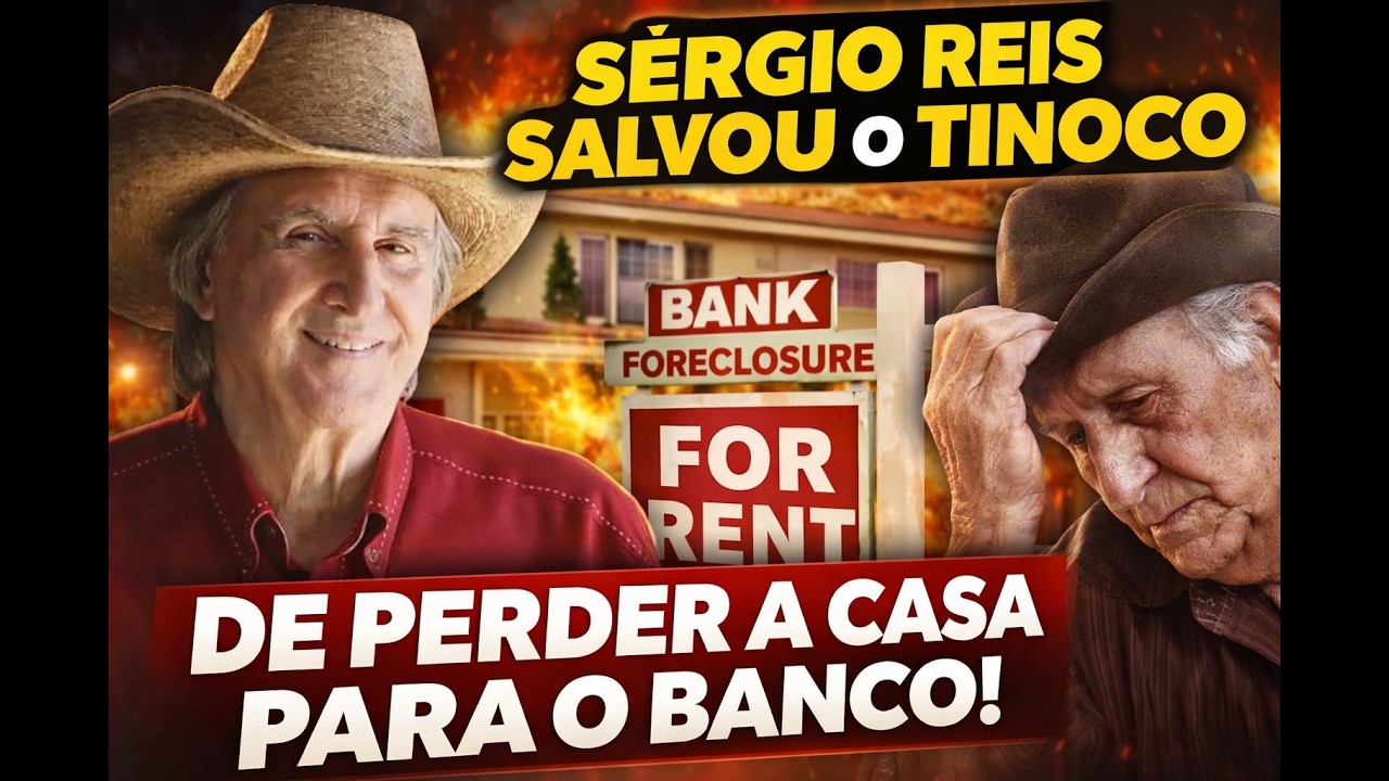 Sérgio Reis salvou o Tinoco de perder a casa para o banco! Sérgio Reis saved Tinoco from losing