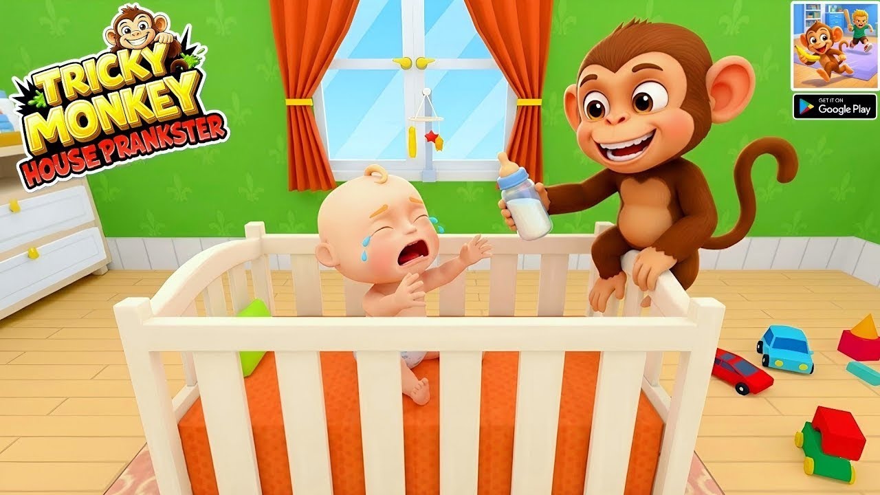 Tricky Monkey: House Prankster – New Android Gameplay (Part 4)