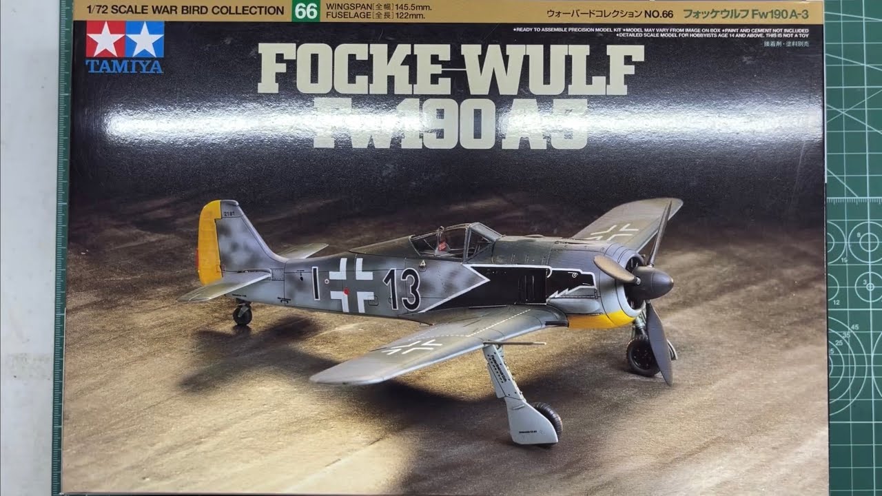 Tamiya Focke Wulf Fw190A5 1/72 Scale Model Aircraft