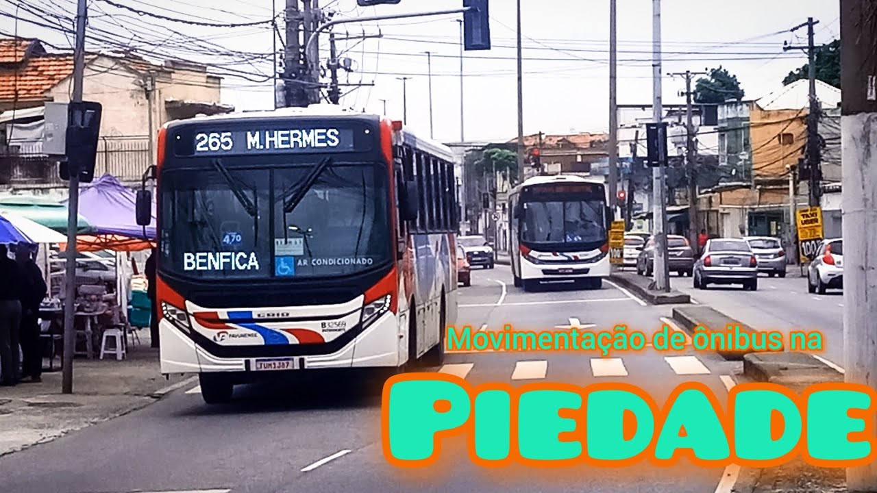 MOVIMENTAÇÃO DE ONIBUS NA PIEDADE