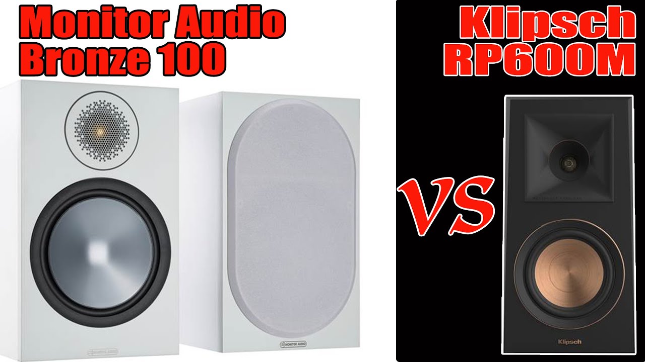 Just Different Taste? Monitor Audio Bronze 100 vs Klipsch RP600M [Sound Battle] with Marantz PM7000N