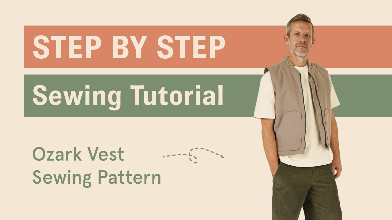 How to sew a Vest | Sewing Tutorial |  Wardrobe By Me