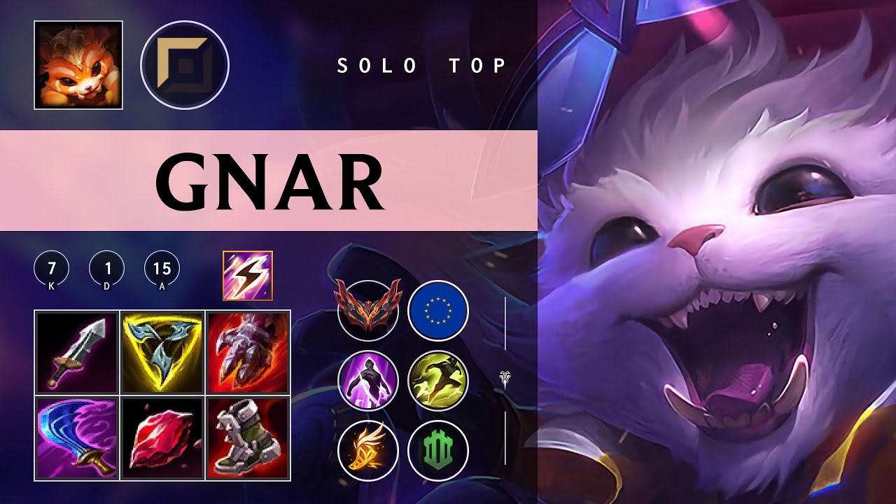 Gnar Top vs Shen - EUW Grandmaster Patch 26.01