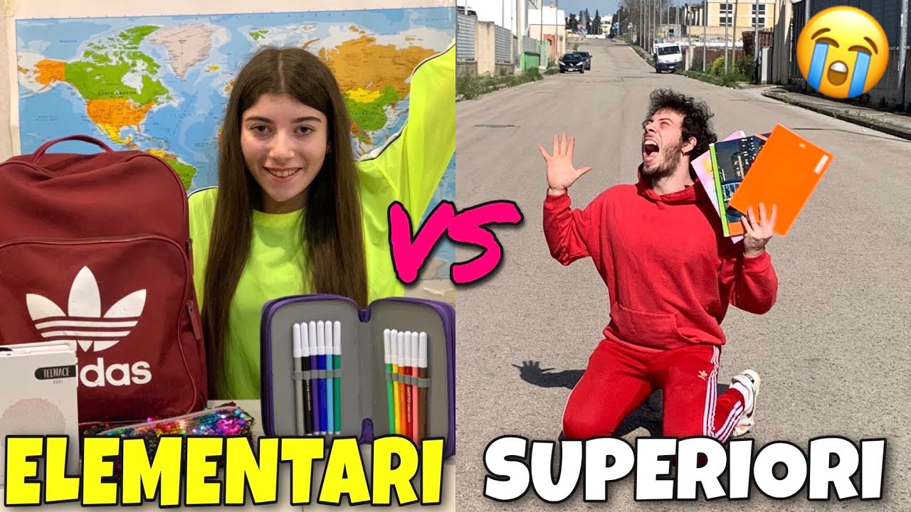 ELEMENTARI VS SUPERIORI - RITORNO A SCUOLA