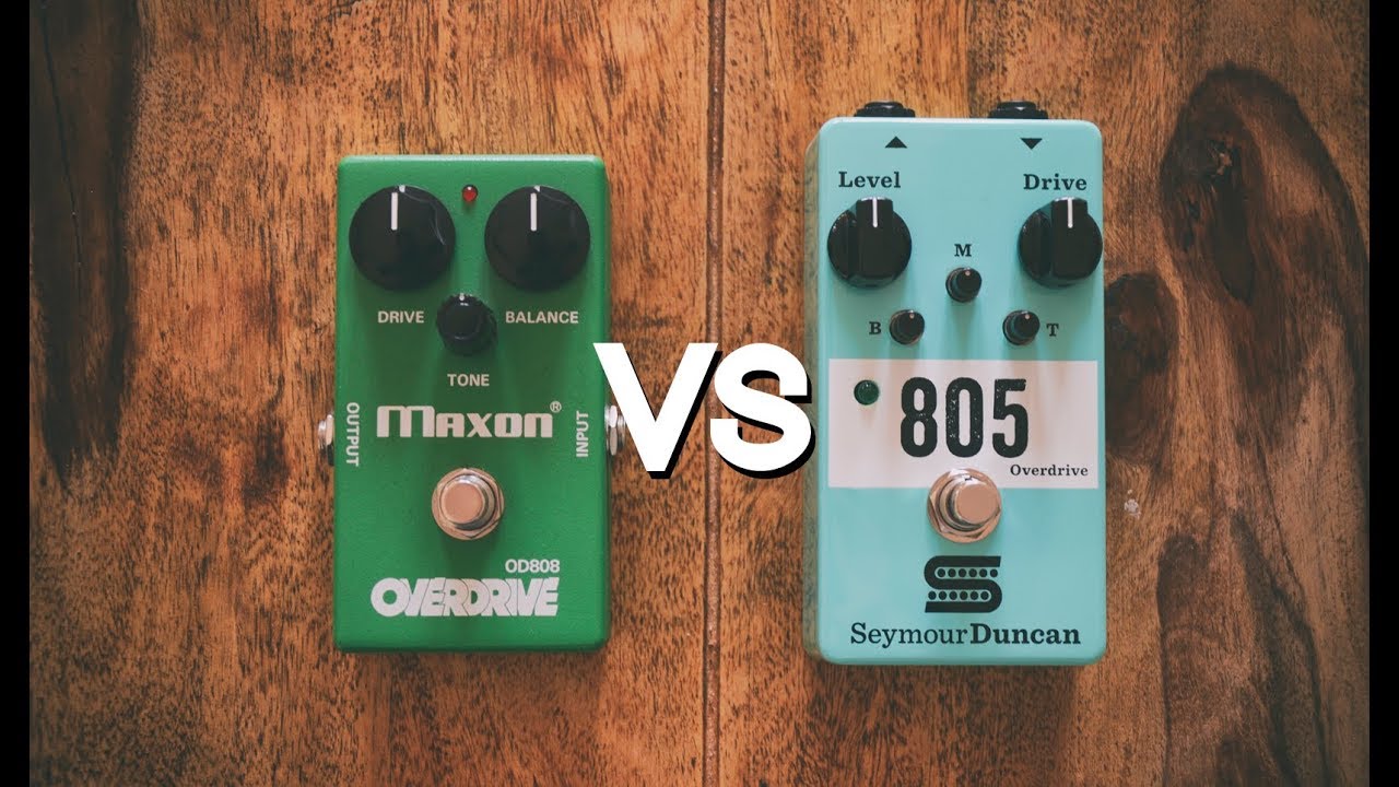 Maxon OD808 vs Seymour Duncan 805 Overdrive | Quick Metal Tone Comparison