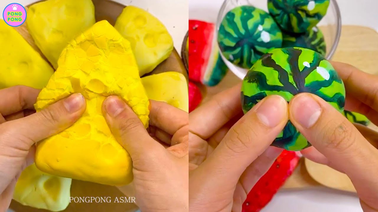 Plaster Clay Cracking 석고 점토 부수기 영상 모음 #1
