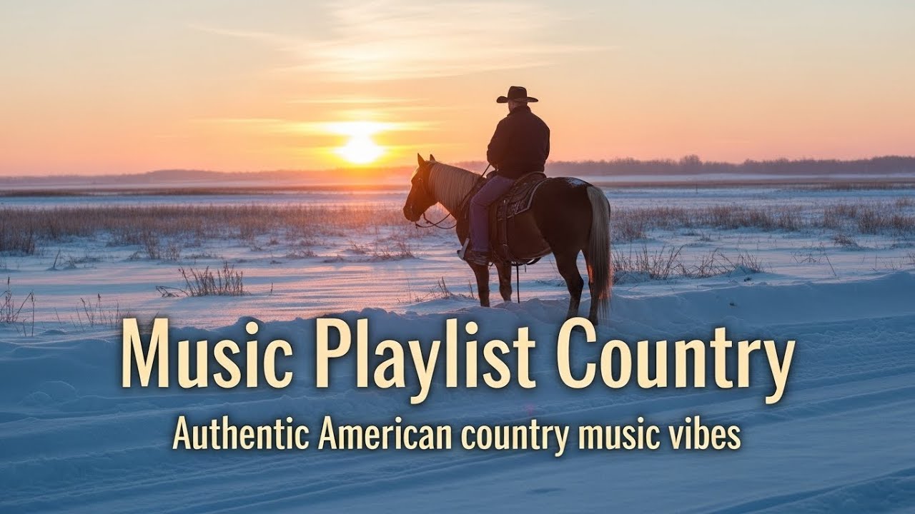 Winter Reflections on Empty Roads with Soft Country Heart and Gentle Country Music