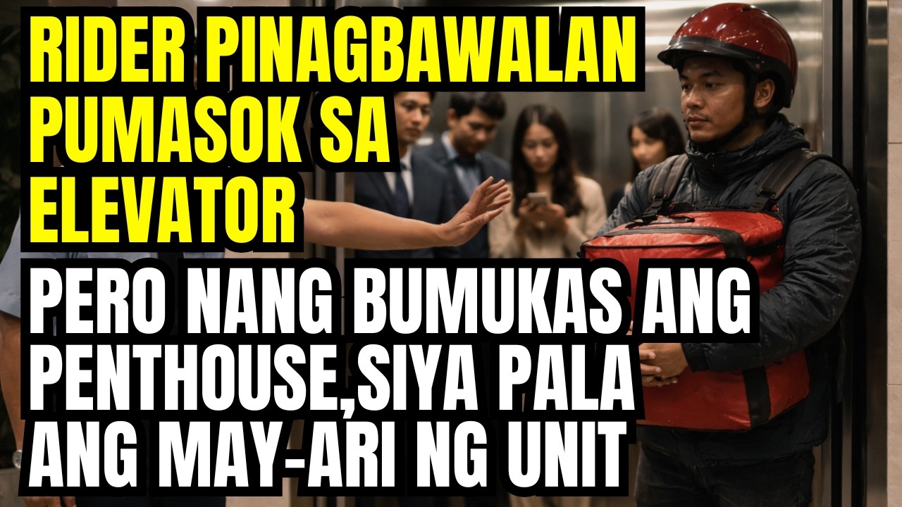 Rider pinagbawalan pumasok sa elevator—pero nang bumukas ang penthouse,siya pala ang may-ari ng unit