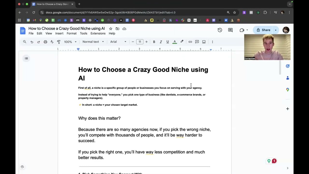 How to Choose a Crazy Good SMMA Niche using AI 🤖