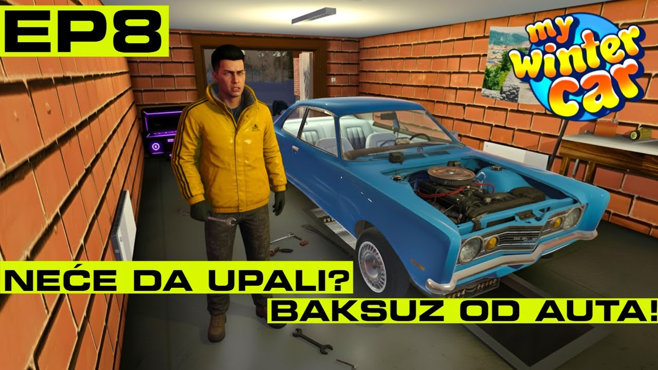 SASTAVIO SAM ČITAV AUTO, HOĆE LI DA UPALI?! *My Winter Car* EP8