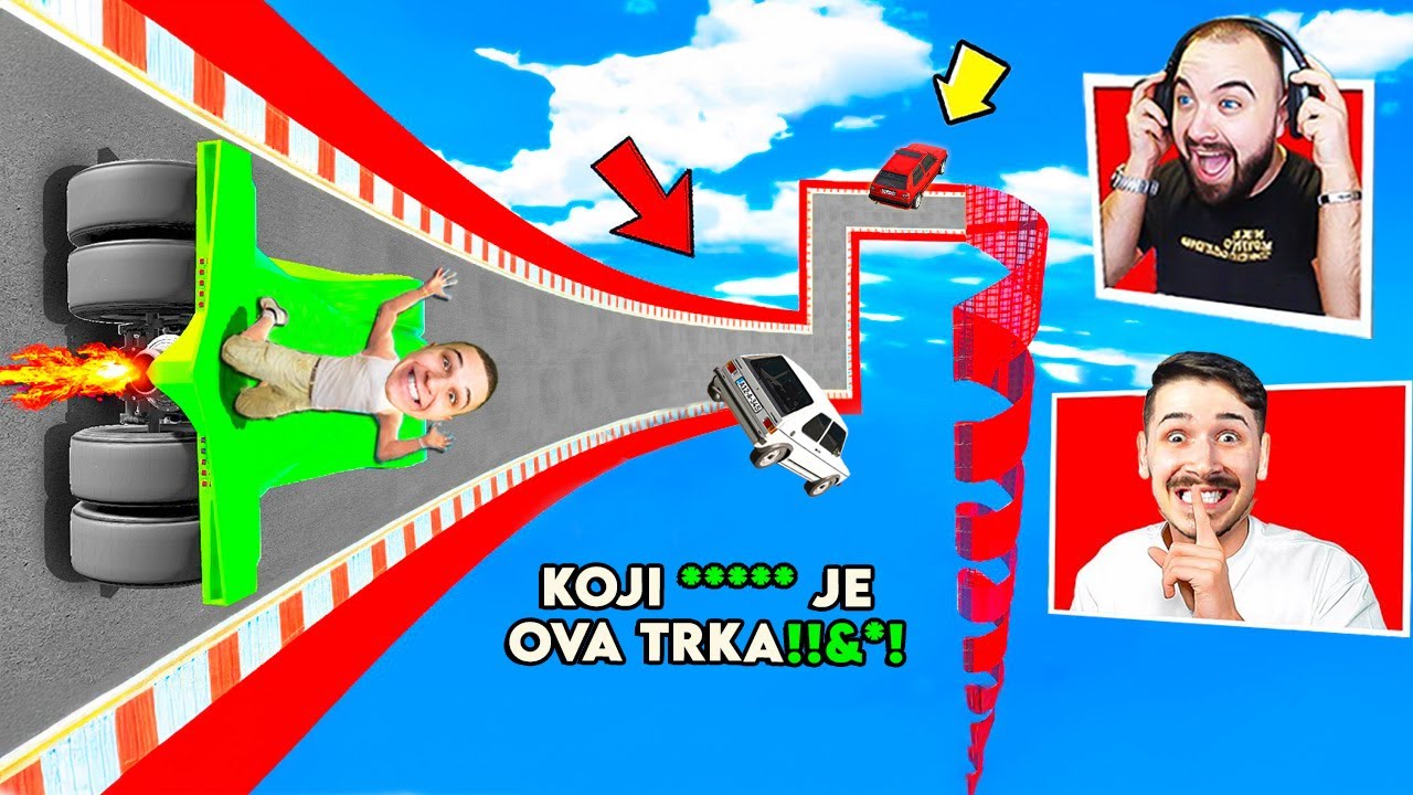 NAJLUĐA TRKA u GTA 5 IKADA – OVO JE NEMOGUĆA MISIJA! 😵🔥(IMPE, ŠONE i KRSKO)