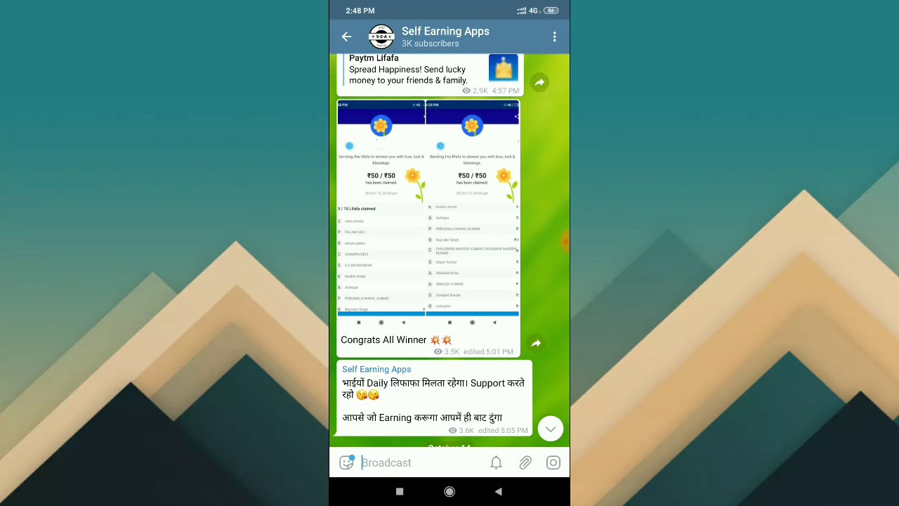 New Self earning App 2019 !!