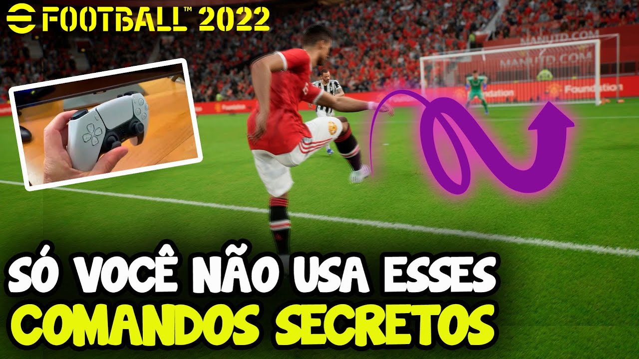 🔥TODOS PRÓ PLAYERS USAM ESSES COMANDOS SECRETOS NO EFOOTBALL 2022
