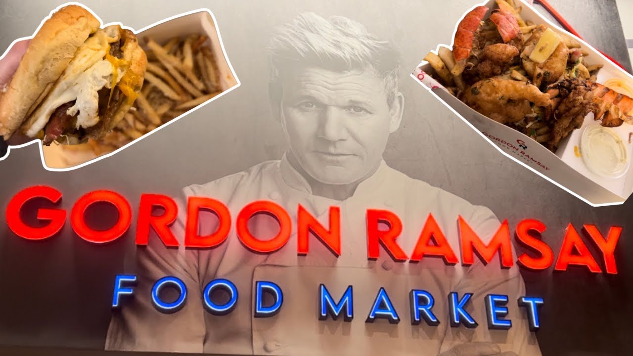 Gordon Ramsay Food Market Harrah's Cherokee Casino | Fish & Chips, Street Burger & More!