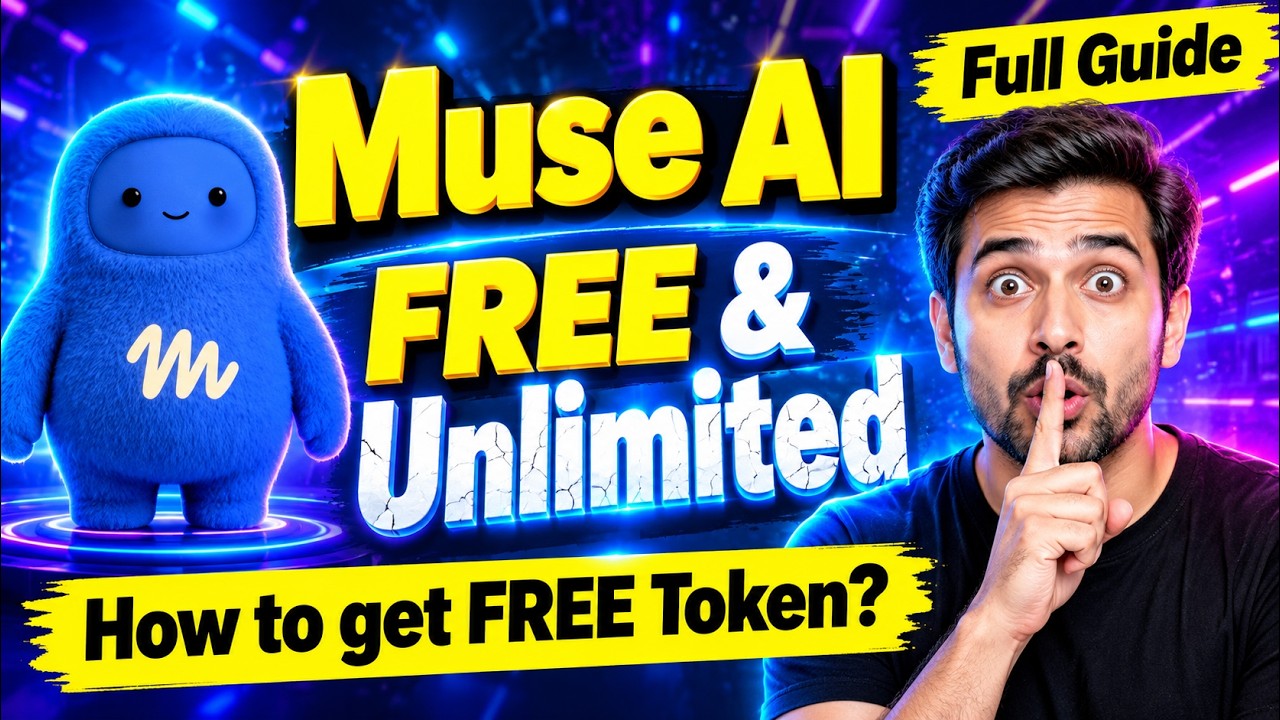 Muse AI: Бесплатный безлимитный доступ, пошаговое руководство, 1 миллиард токенов, генератор виде...