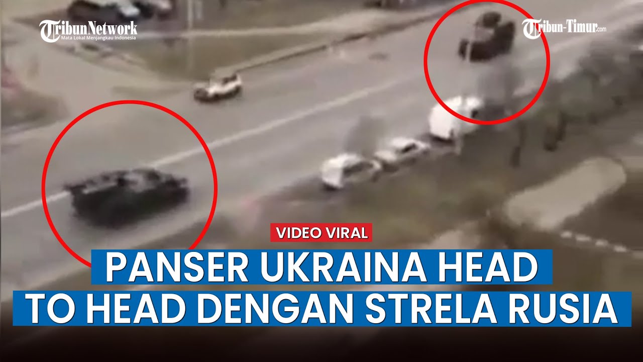 Panser Ukraina dan Strela Rusia Saling Berpapasan, Langsung Saling Serang