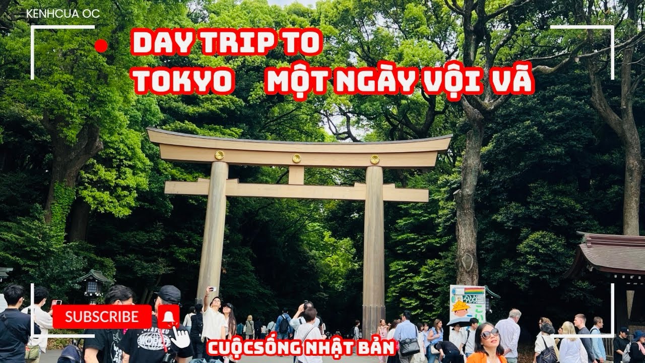 🇯🇵DU LỊCH NHẬT BẢN: Một ngày vòng quanh tokyo 