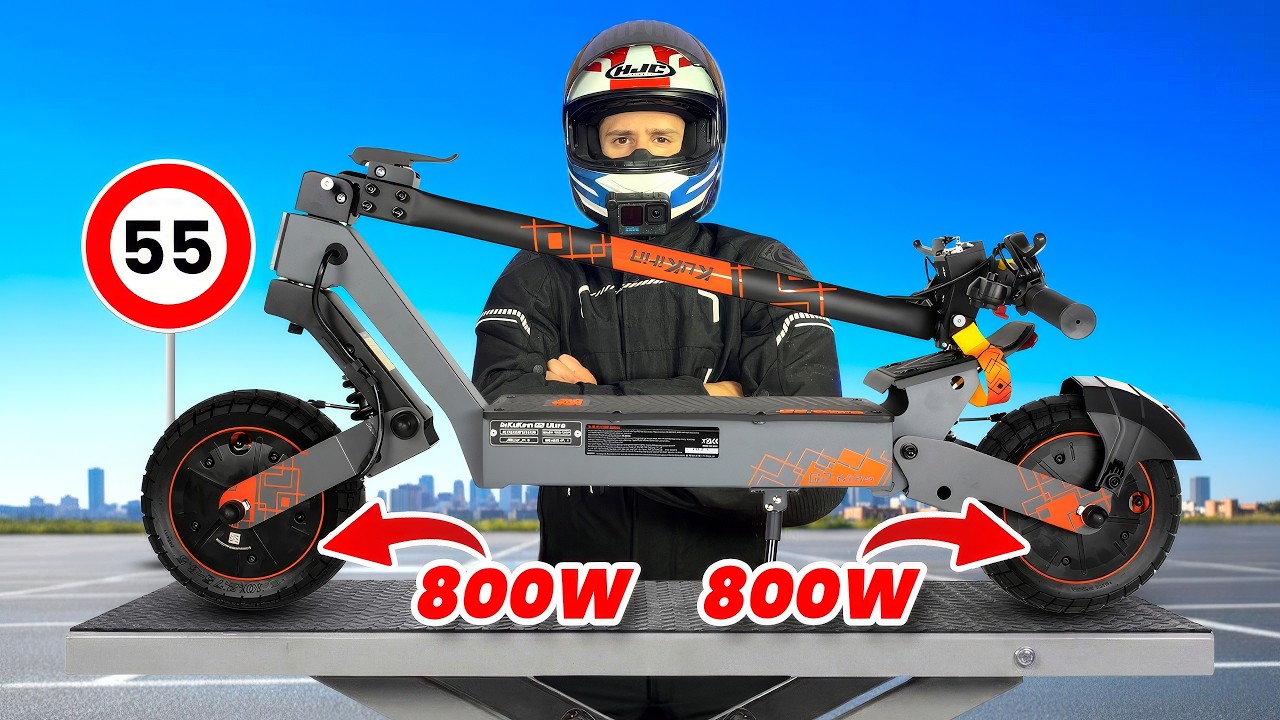 Test complet de la trottinette KuKirin G2 Ultra 1600W incroyable puissance