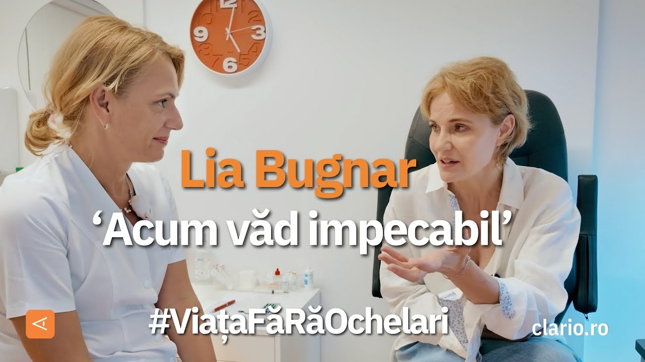 Lia Bugnar și (re)vederea clară a lumii după ce a scăpat de ochelari