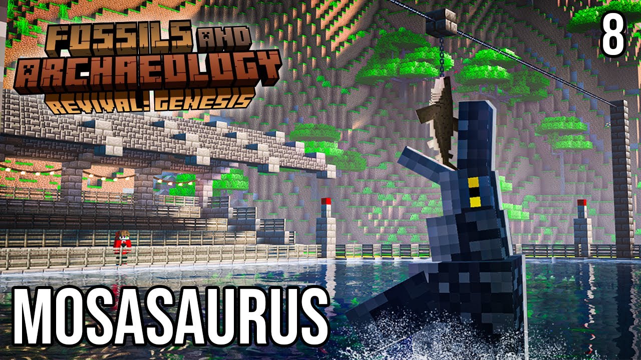 У меня вылупился мозазавр в Minecraft | Minecraft Dinosaurs #8