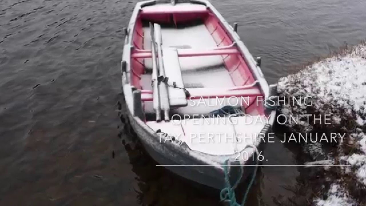 Salmon Fishing Scotland Tay, Perthshire Opening Day 2016.