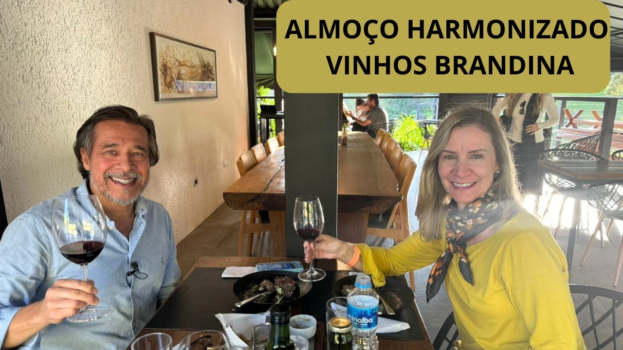 ALMOÇO HARMONIZADO NA VILLA SANTA MARIA - VINHOS BRANDINA.