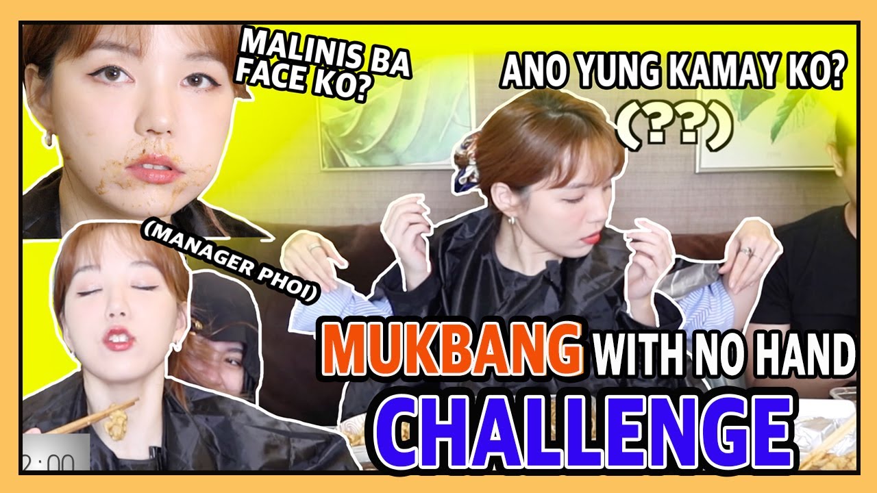 [KOREAN🇰🇷 VS PINOY🇵🇭] MUKBANG WITH NO HAND CHALLENGE!(PARUSA: 3 LABUYO) //DASURI CHOI