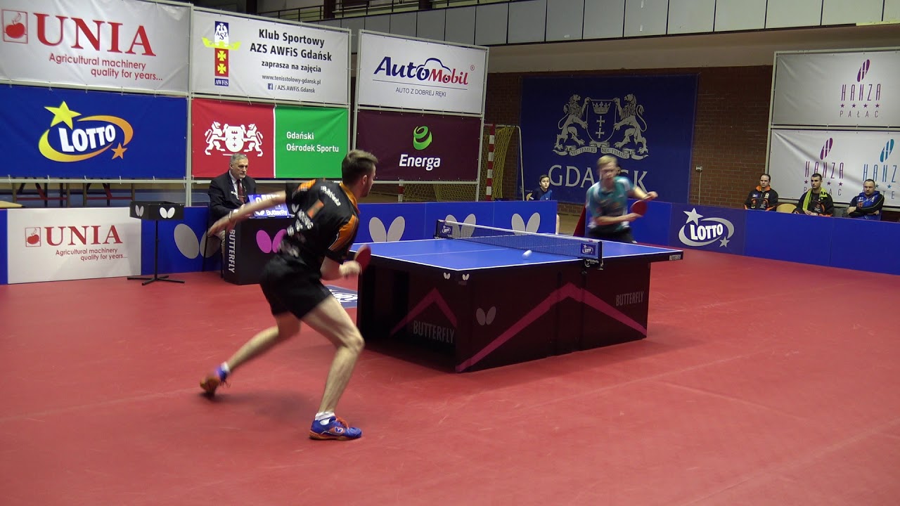 Marek Badowski vs Patryk Zatówka (TABLE TENNIS FULL HD)