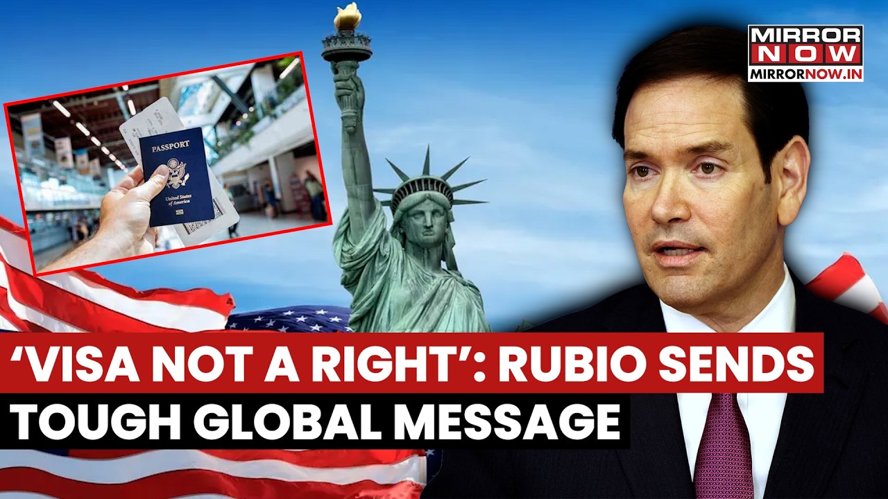 'No One Guaranteed A US Visa', Marco Rubio Says Amid Growing Security Measures | Watch