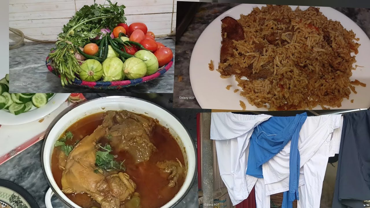 بنو پلاو اور دیسی چکن  رسیپی 