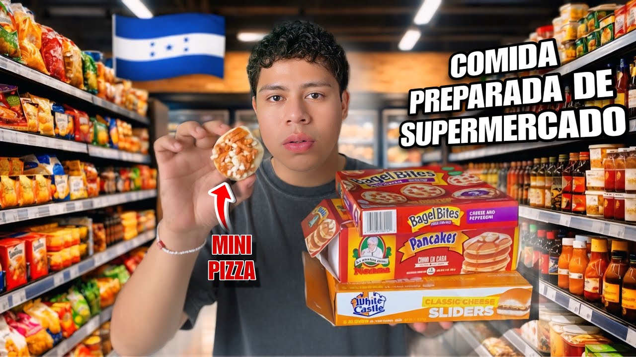 Probando comida CONGELADAS de Supermercado en Honduras 🇭🇳😱/ vale la pena ? 