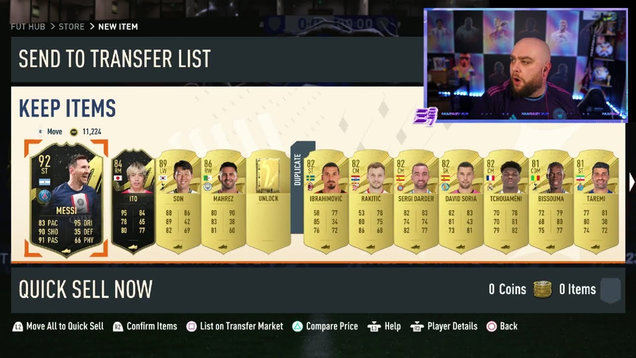Bateson87 Accidentally Skips Messi TOTW