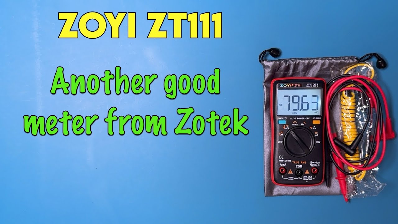Zoyi ZT111 Unboxing, Review and Teardown
