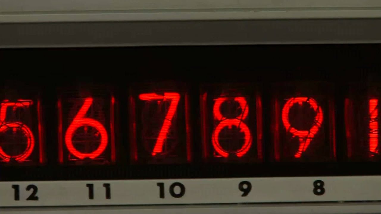 1966 nixie tube transistorized calculator.