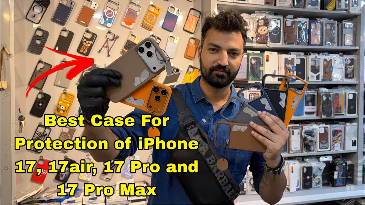 CREATE Leather Textured Cases with Metal Logo Attractive Design For iPhone 17 Series at MobiiCare 