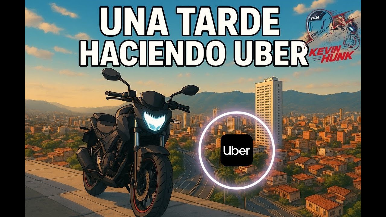 Trabajando una tarde en Uber Moto en Cali, Colombia