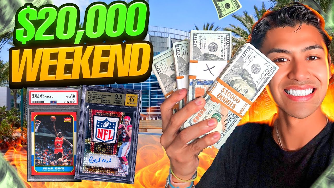 INSANE $20,000+ Weekend Flipping Sports Cards at the West Coast Card Show