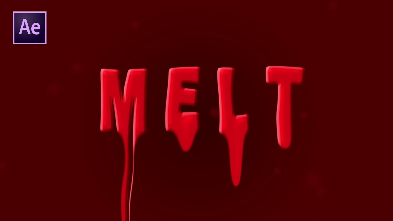 How to Create Melting Text in After Effects