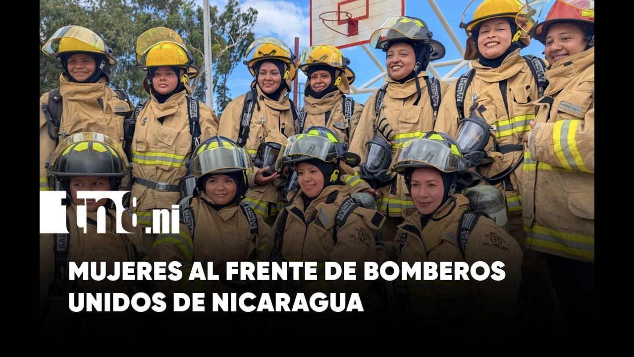 Mujeres fortalecen el corazón operativo de Bomberos Unidos de Nicaragua